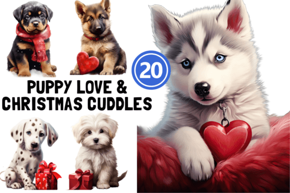20 Puppy Love Christmas Cuddles