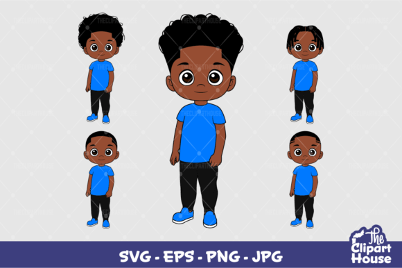 Black Boy Casual and Design: The Ultimate Digital Asset for Cricut, Silhouette, and Creative Projects