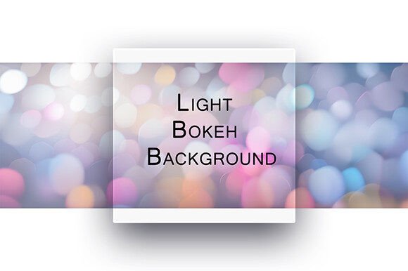 Light Bokeh Background