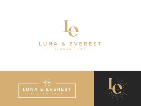 Premium Letter LE Company Logo Template: A Modern Minimalist Identity Solution