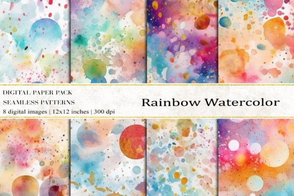 Rainbow Watercolor Digital Papers: A Practical Guide to Integration and Workflow