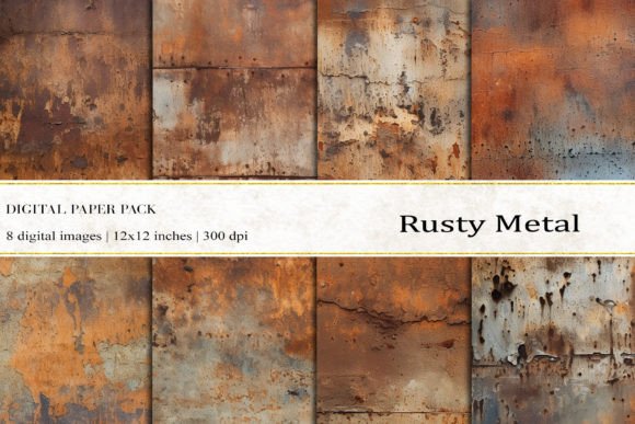 Transform Your Creative Projects with Rusty Metal Digital Papers: The Ultimate Texture Collection