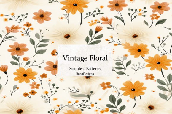 Vintage Floral Seamless Pattern: A Timeless Design Element for Creative Projects